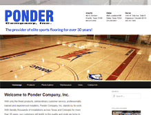 Tablet Screenshot of ponder.com